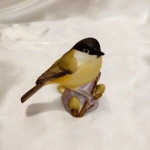 Vintage Royal Worcester Bone China Marsh Tit Figurine-Made In England #3336
